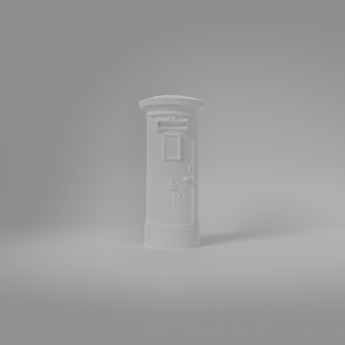 Over-exposed - HK Post Box Rendering